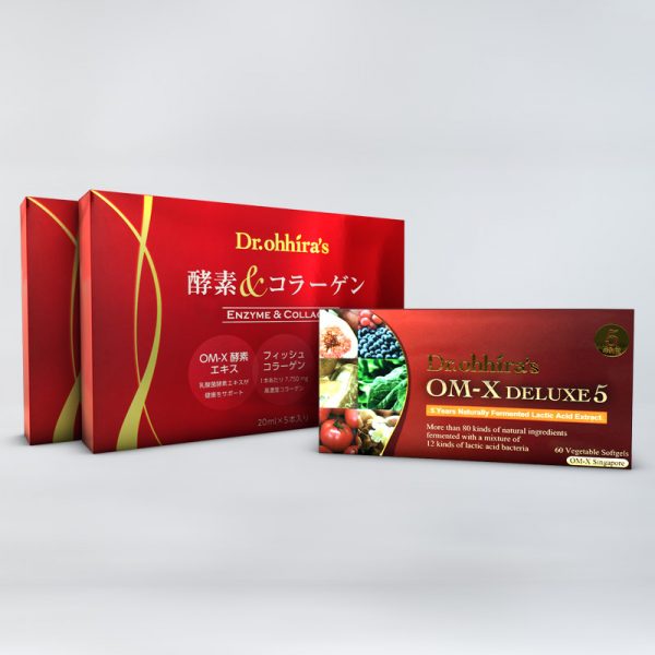 2 x Collagen & 1 x OM-X Deluxe 5